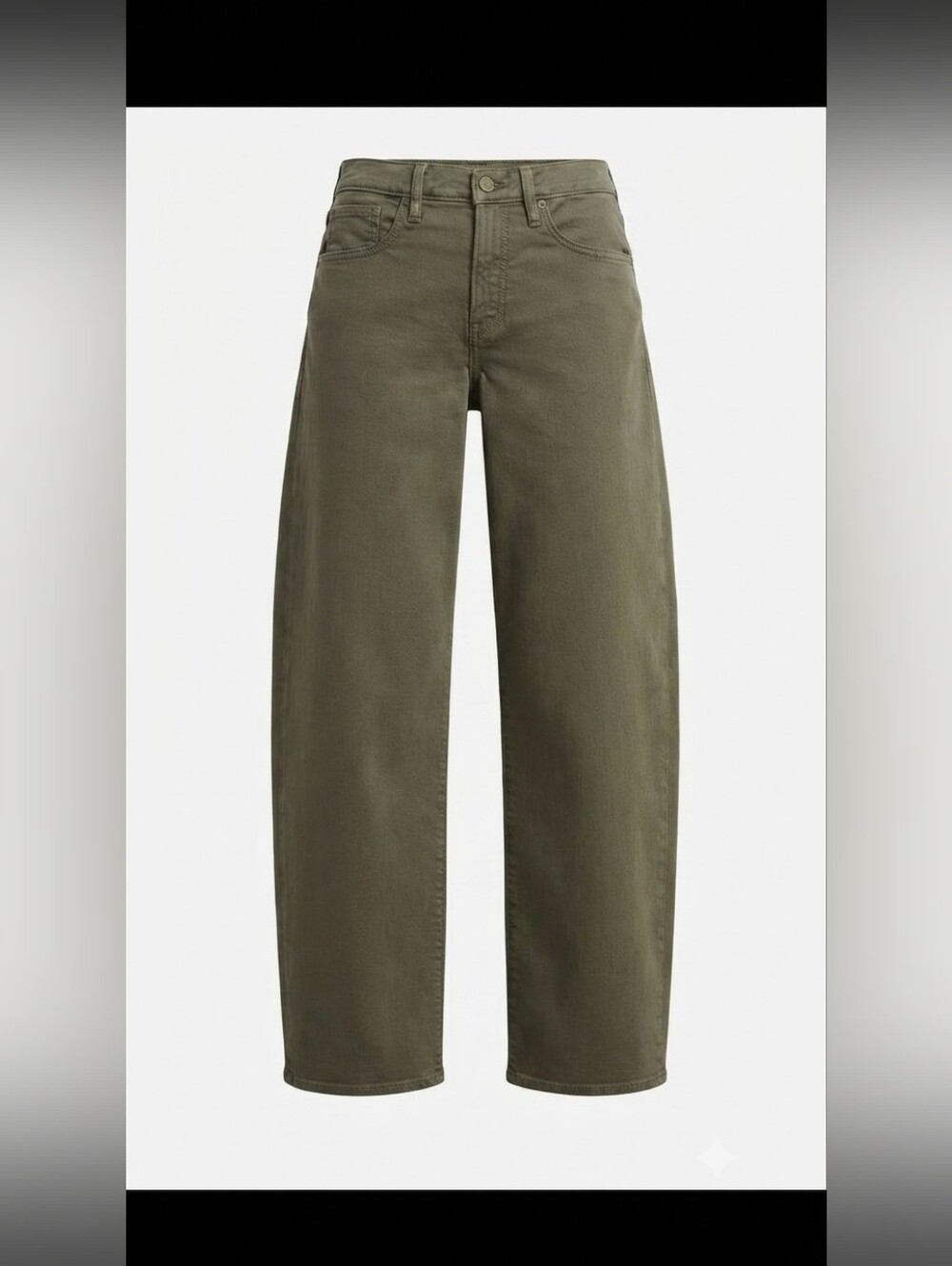 Good American High Waist Barrel Twill Pants Size 00/24